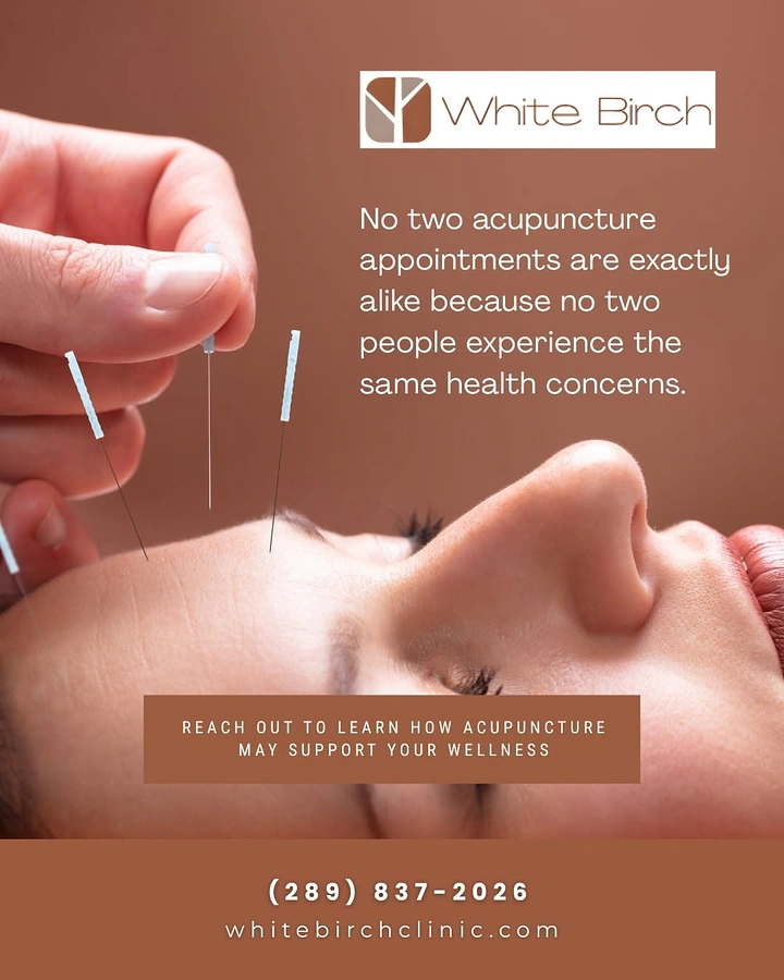 Acupuncture & Cupping Clinics creative ad: Individuality message paired with treatment