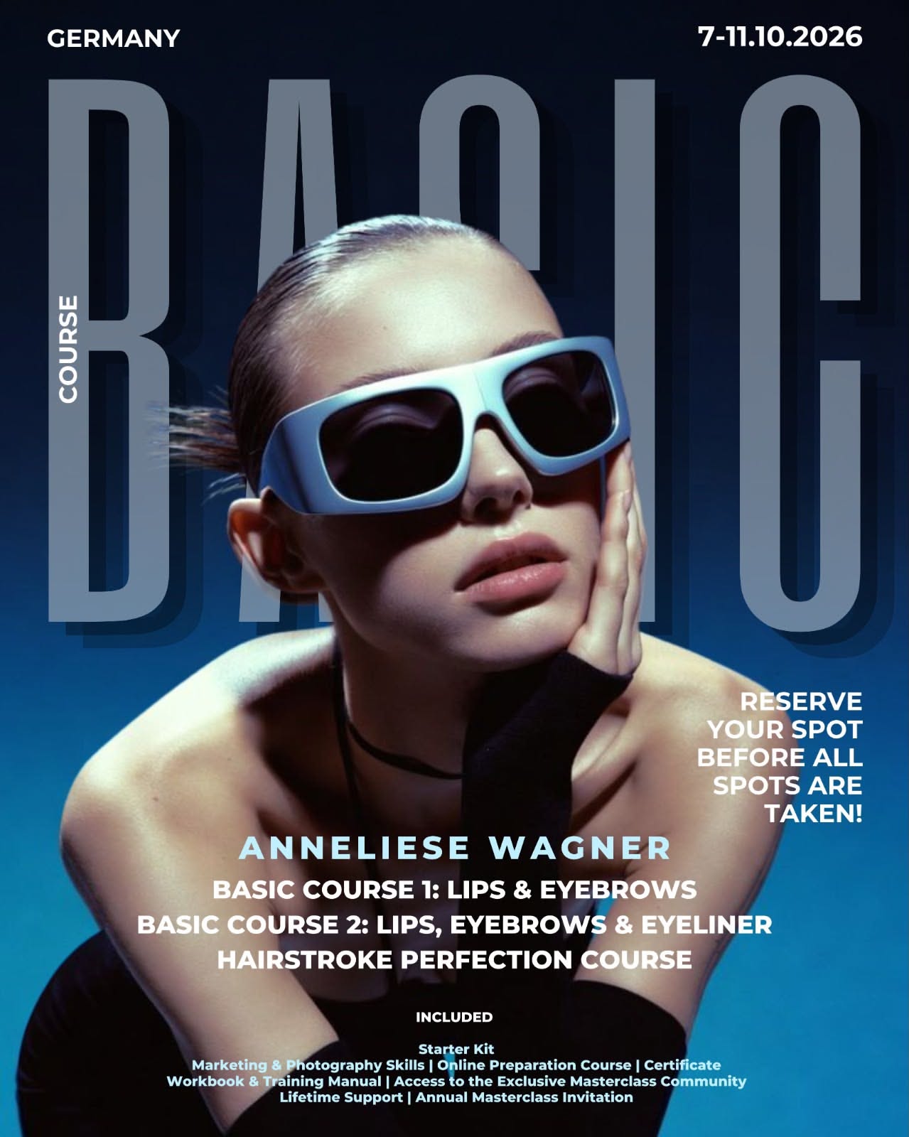 Instagram post: Bold editorial BROW typography campaign