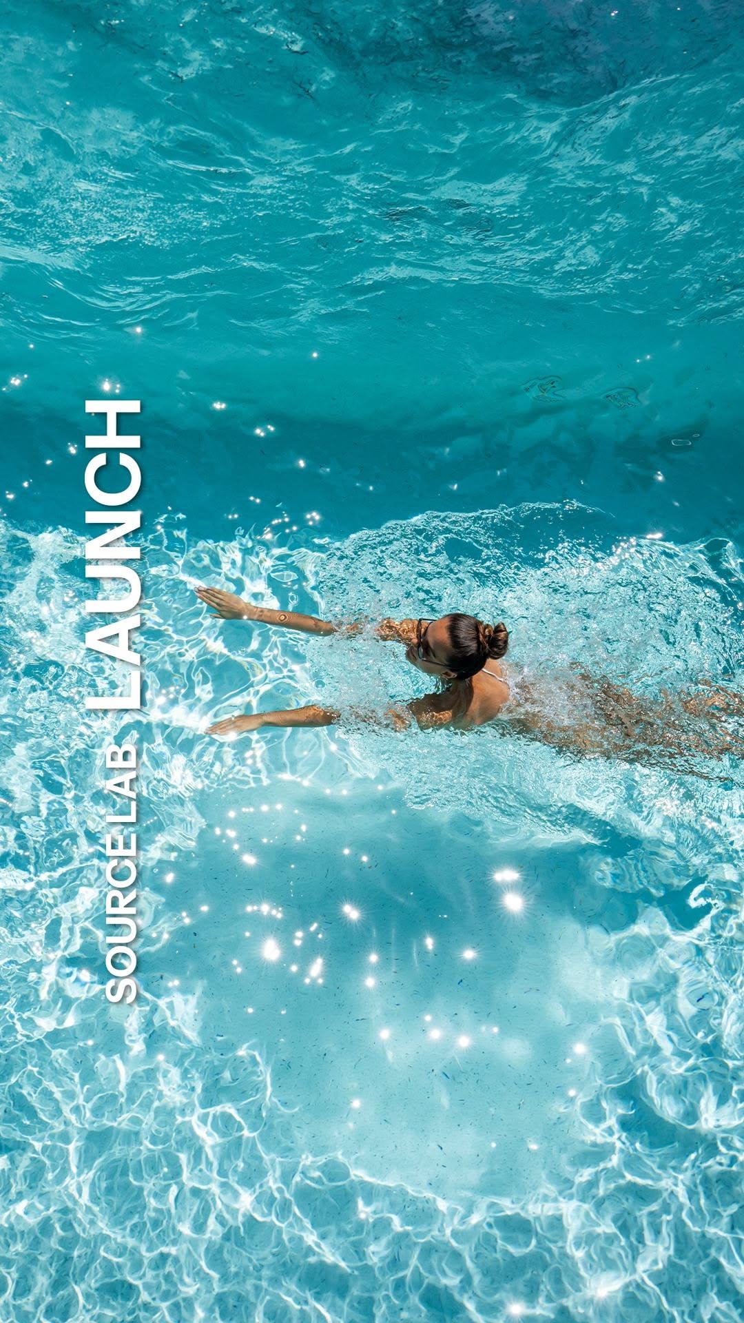 Story: Square pool launch visual pun