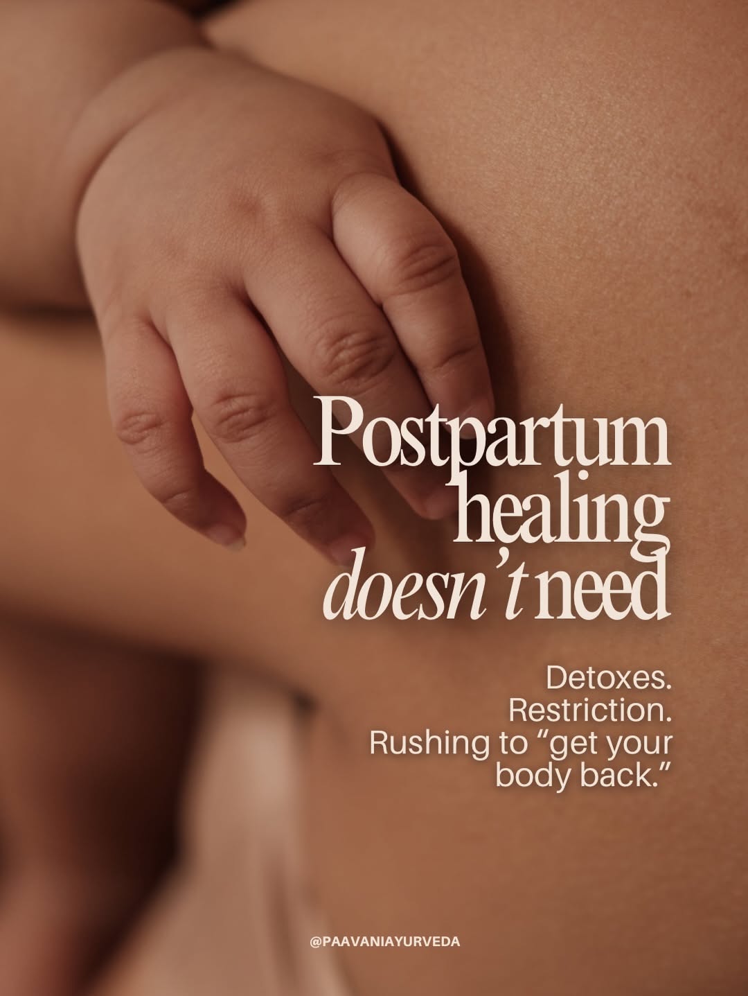 Instagram post: Strong postpartum bounce-back message, slide 6