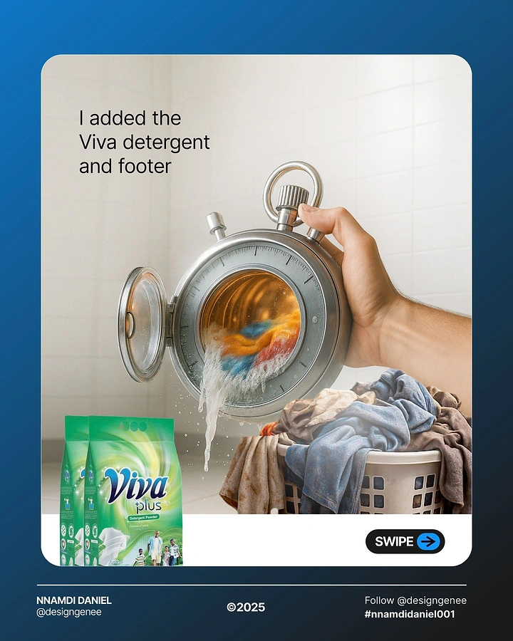 Laundry & Dry Cleaning creative ad: Washing machine as stopwatch for speed