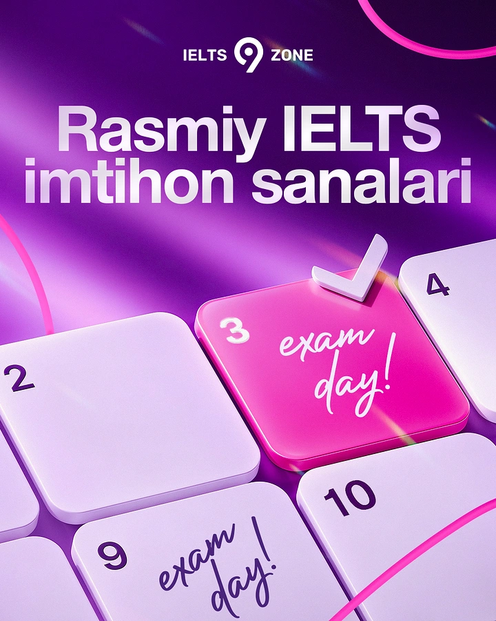 Test Prep & Exam Coaching creative ad: Exam-day message uses calculator keys