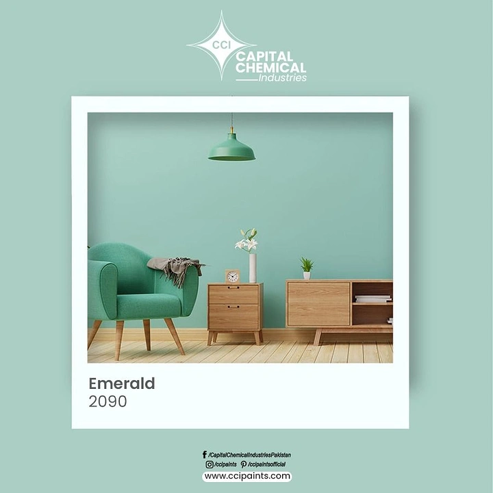 House Painters creative ad: Room framed as a paint swatch card