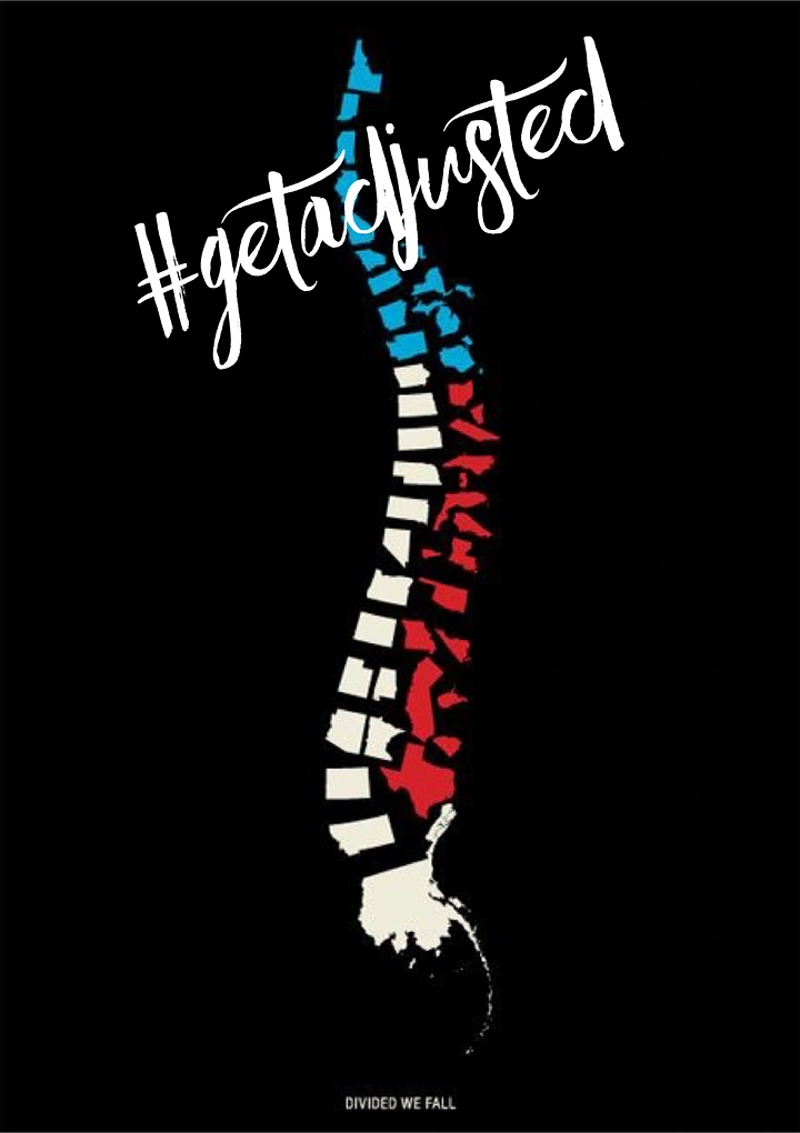Chiropractors creative ad: Color-coded spine creates memorable visual metaphor