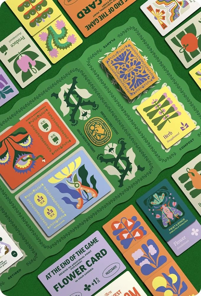 Board Games & Game Cafes creative ad: Board-game world becomes illustrated map