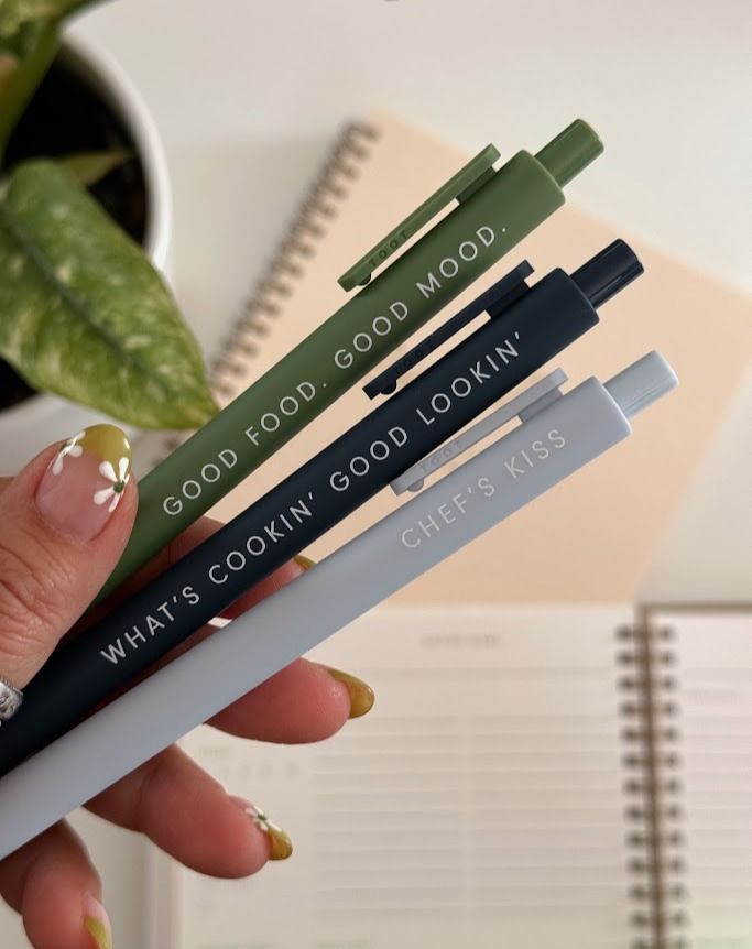 Instagram post: Playful labels turn pens into personality