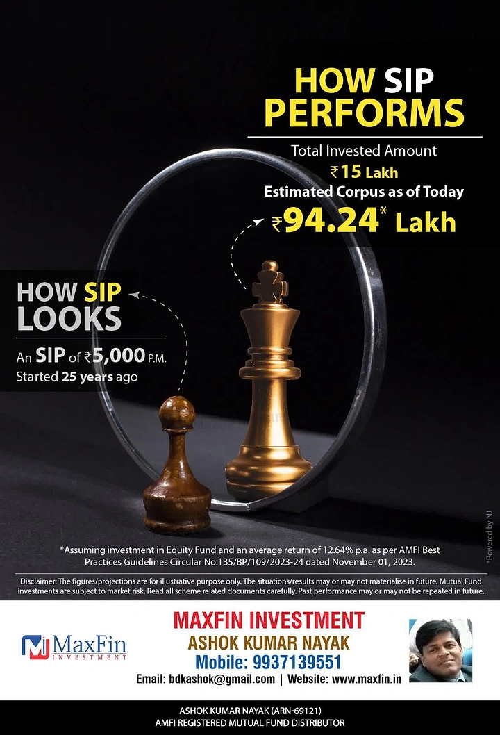 Stock Brokers & Investing creative ad: Chess pawn reflects as king in mirror