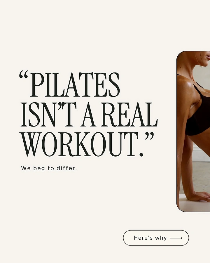 Yoga Studios creative ad: Myth-busting quote hook, carousel image bleed