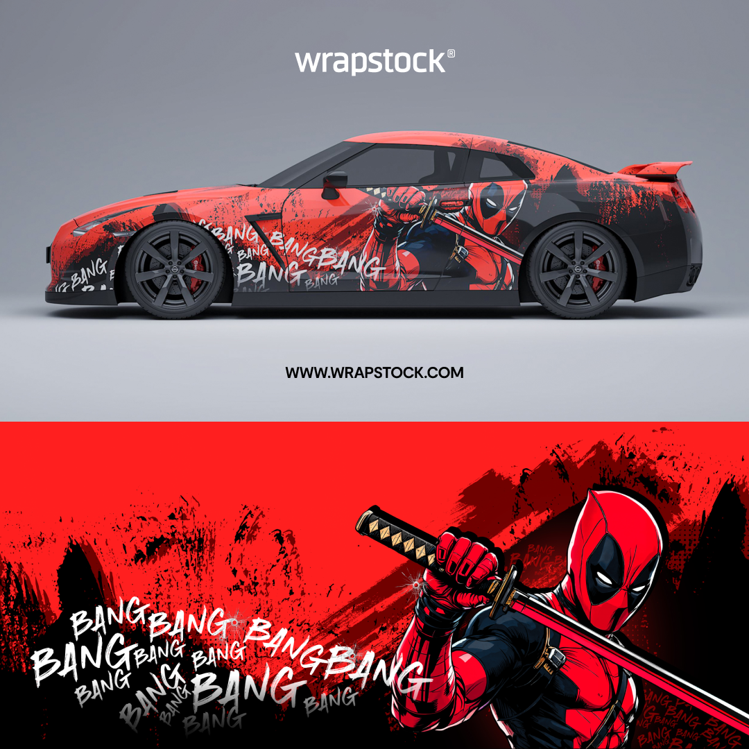 Instagram post: Deadpool character drives wrap campaign