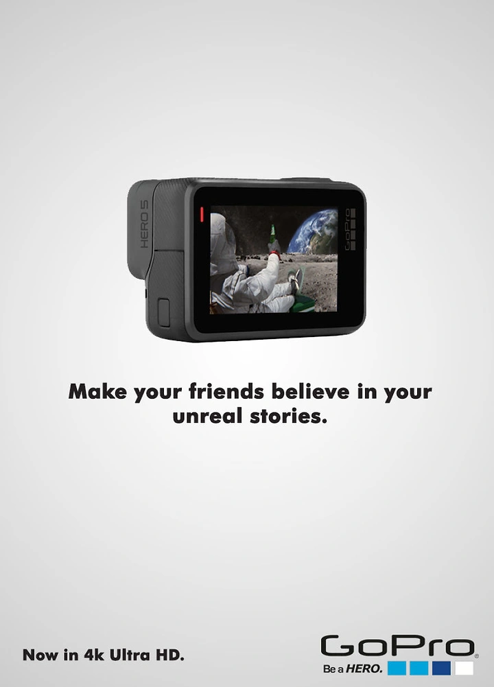 Cameras & Camera Stores creative ad: Unbelievable scenes shown in camera screen