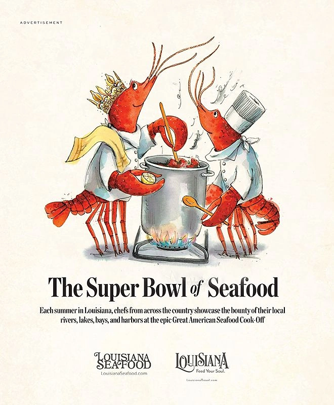 Seafood Restaurants creative ad: Super Bowl pun turns seafood event into campaign