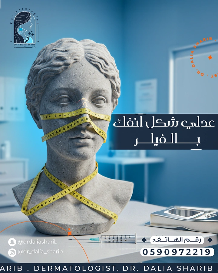 Plastic Surgery Clinics creative ad: Measuring tape turns bust into surgical metaphor