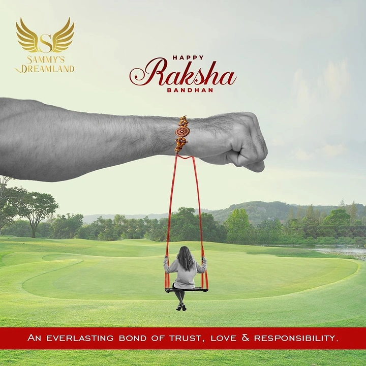 Raksha Bandhan creative ad: Rakhi thread becomes sister's swing