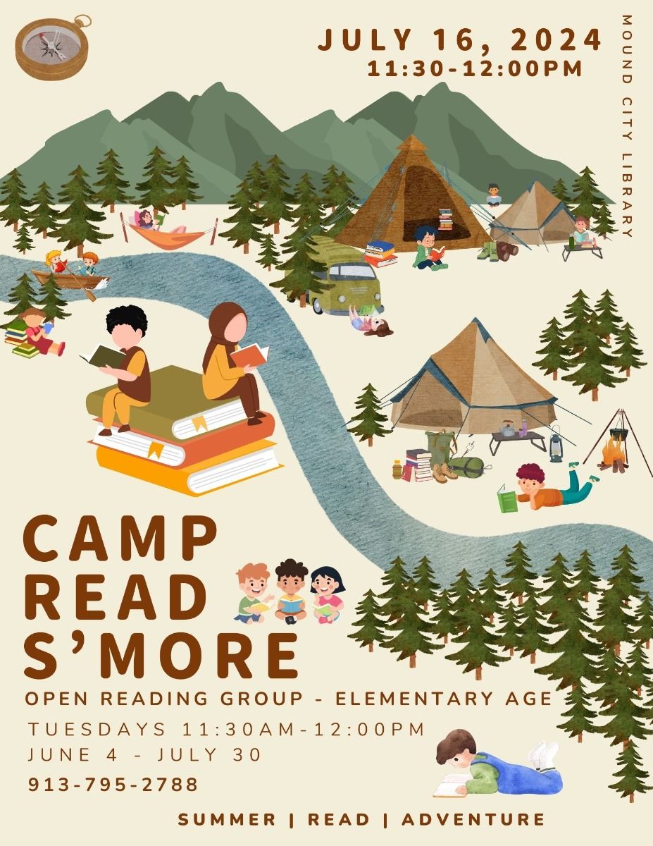 Instagram post: Reading camp built around s'more pun