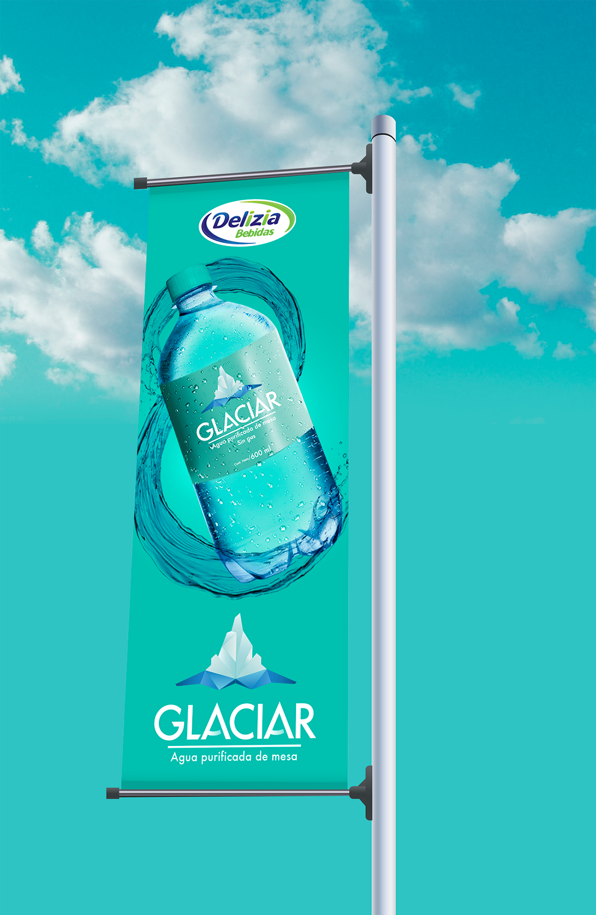 Story: Bottle displayed like clothing on a line