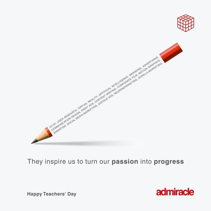 Diagonal red-capped pencil printed with agency service names