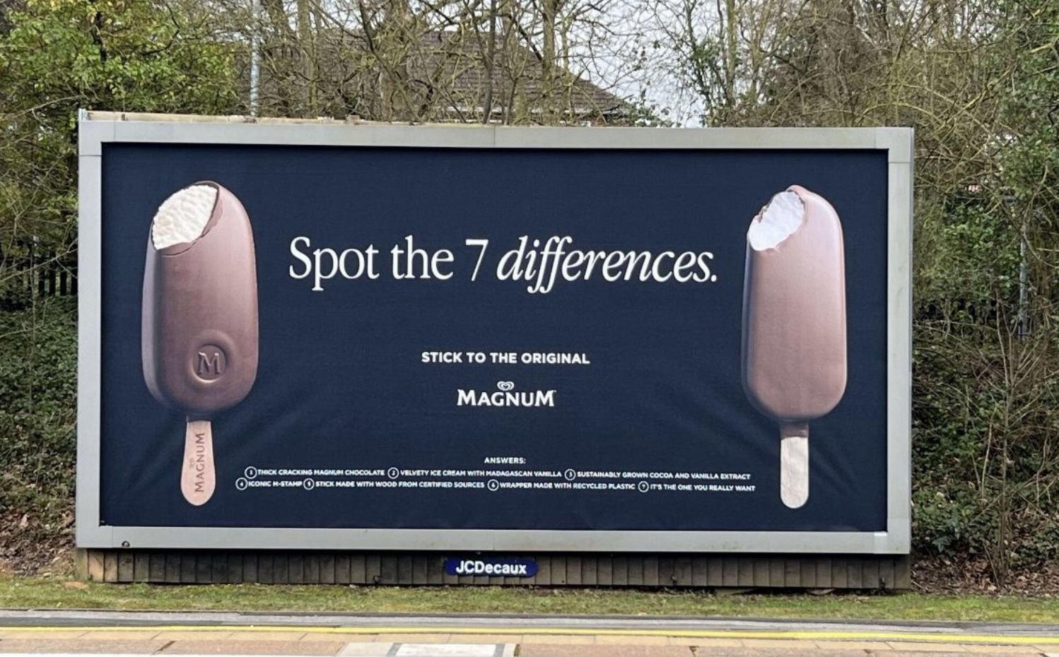 Banner: Two bitten chocolate ice cream bars, original vs copycat