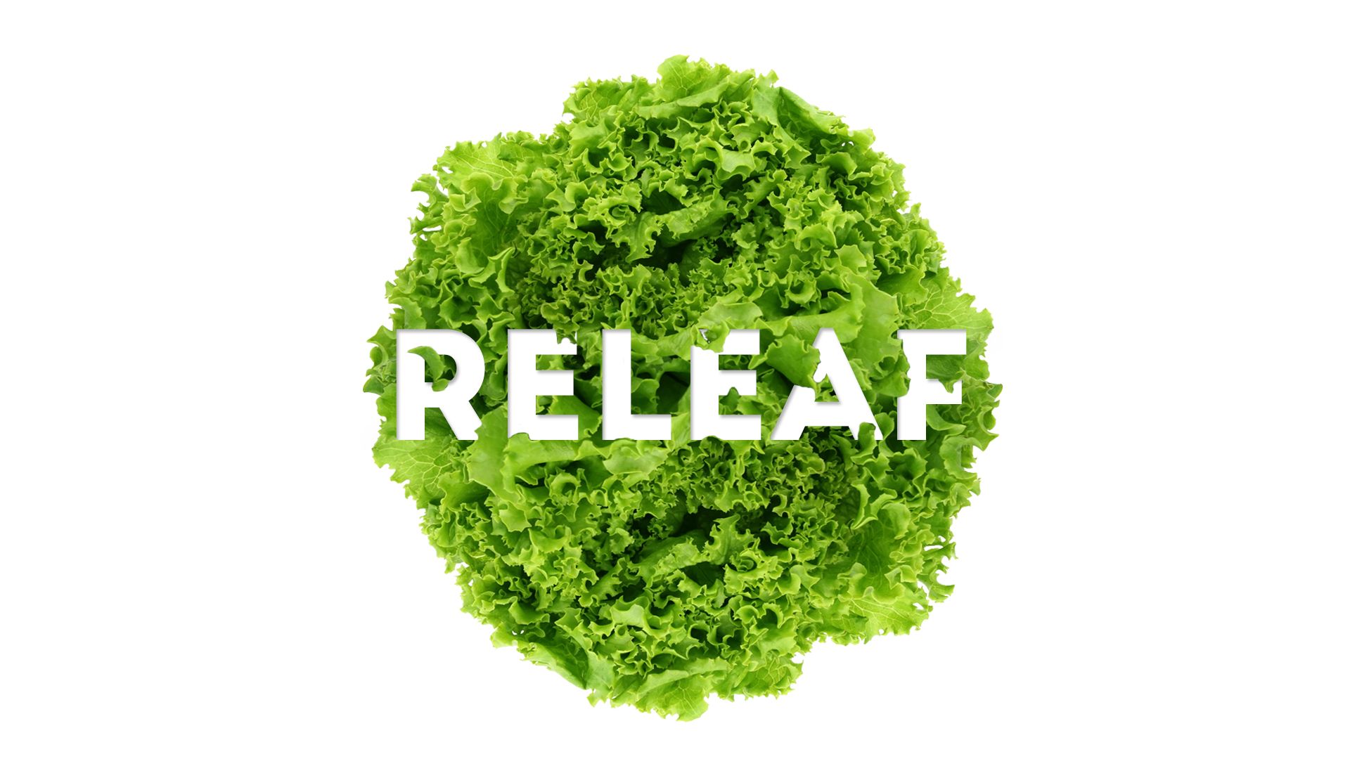 Banner: Clever lettuce-based Releaf wordplay