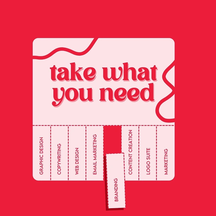 Agency creative ad: Tear-off flyer: take the service you need