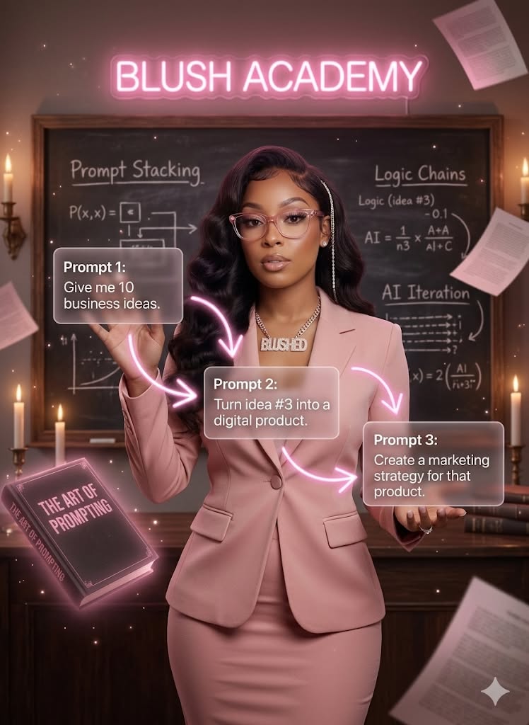 Instagram post: AI prompt-stacking metaphor powers academy campaign