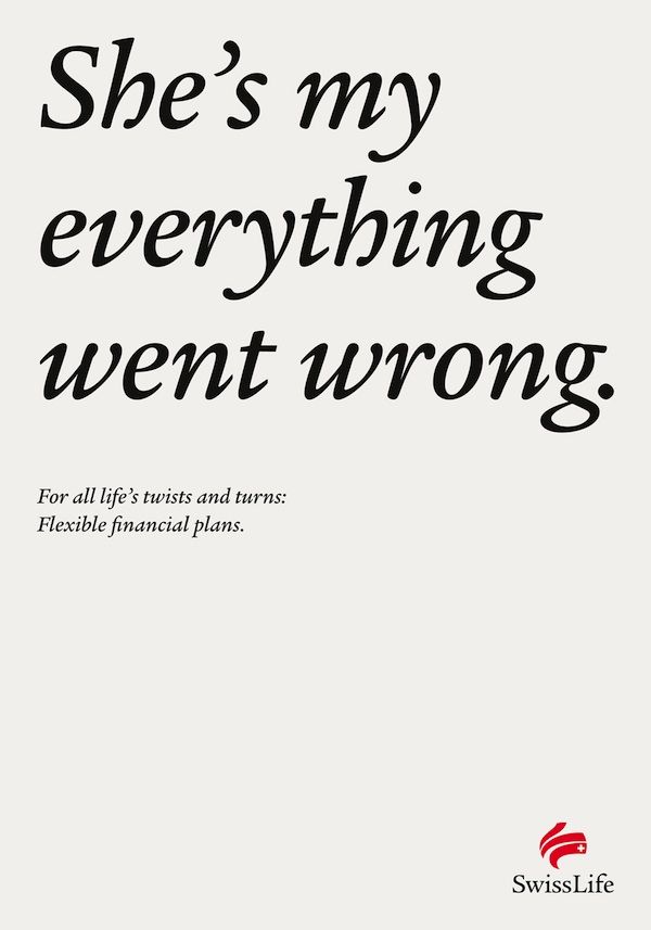 Large italic serif line with a twist ending