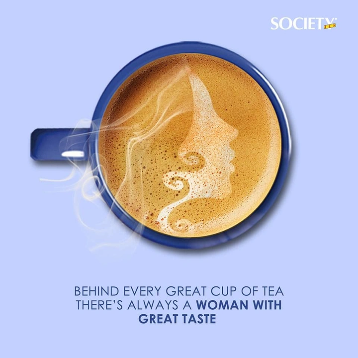 Tea & Chai Brands creative ad: Steam forms woman's face in cup