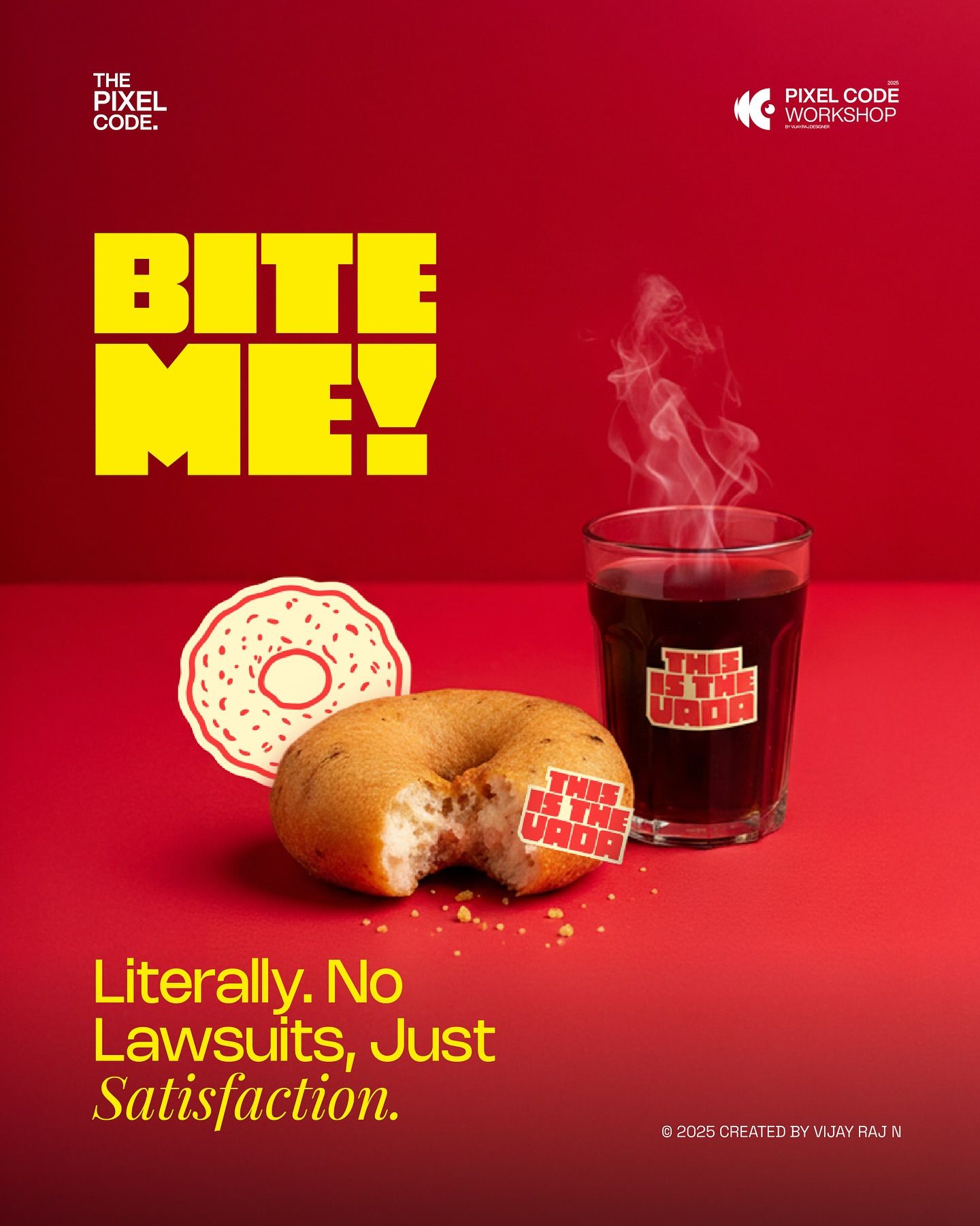 Instagram post: Witty BITE ME copy sells product
