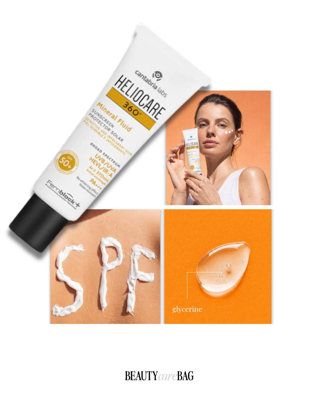 Instagram post: Bold close-up challenges outdated SPF thinking, slide 2