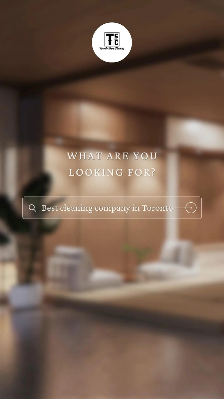 Cleaning Services creative ad: Search-bar query as ad, clever framing