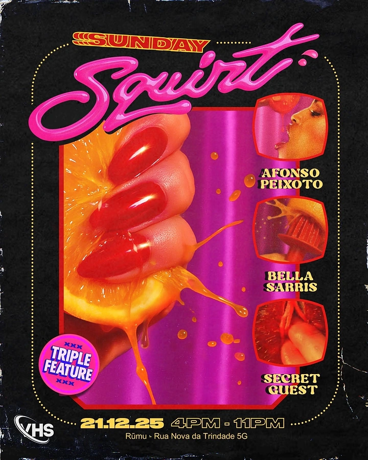 Bars & Pubs creative ad: Surreal melting spritz festival composition