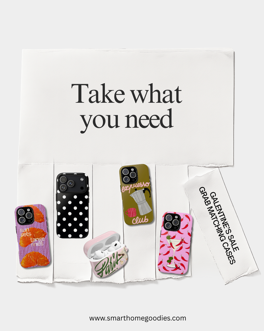 Instagram post: Take-what-you-need product installation