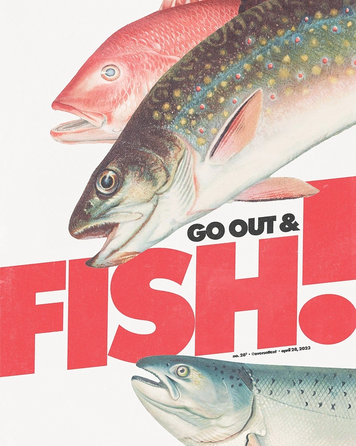 Seafood Restaurants creative ad: Strong fish pun drives poster concept