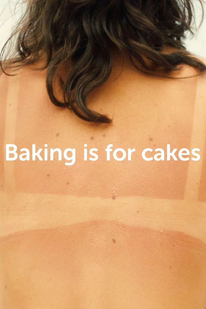 Sunscreen & Sun Care creative ad: Baking pun connects skin and sun