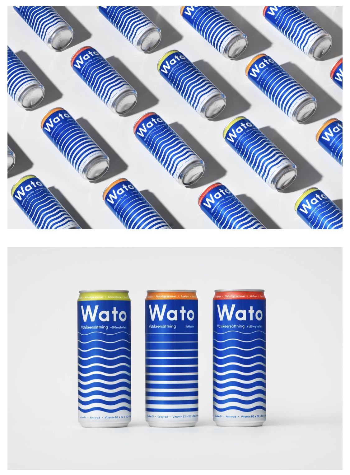 Instagram post: Repeated cans create graphic pattern