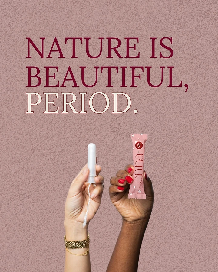 Period Care & Feminine Hygiene creative ad: Nature metaphor makes period care beautiful