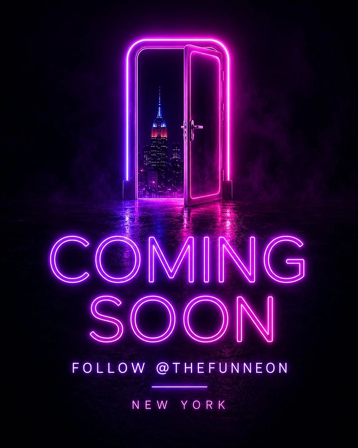 Signage & Sign Makers creative ad: Neon doorway promises New York arrival