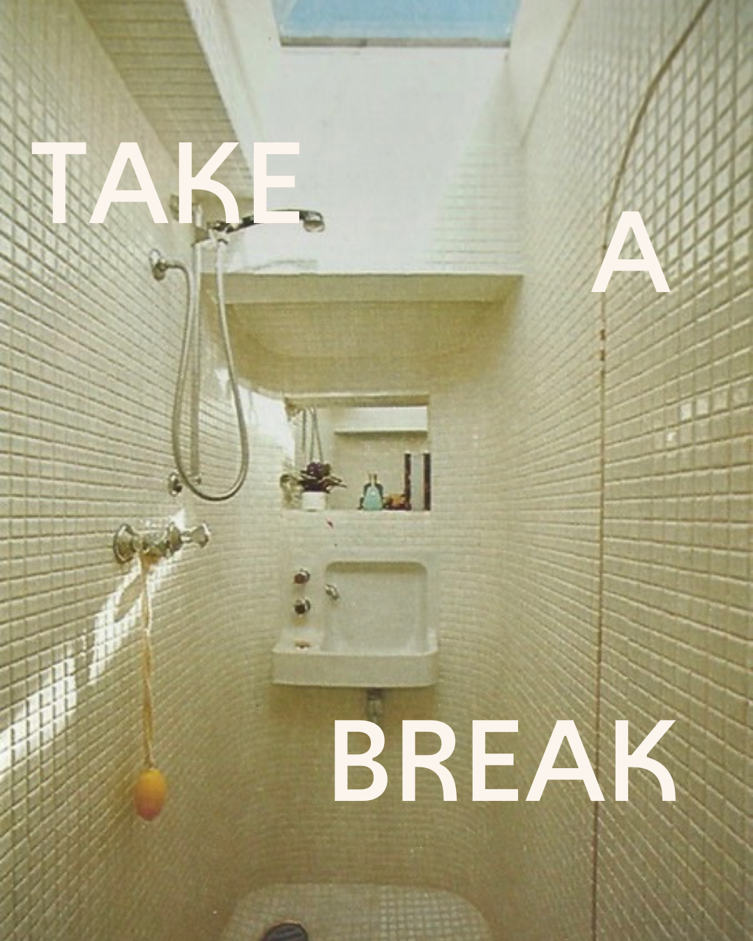Instagram post: Bathroom pun turns break into memorable copy