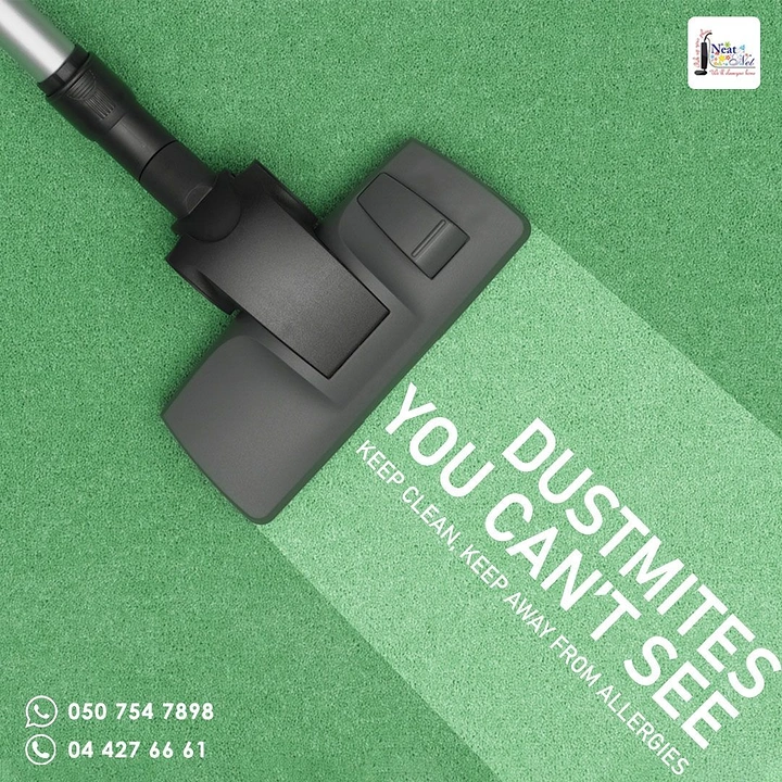 Cleaning Services creative ad: Vacuum stripe on grass reveals the copy