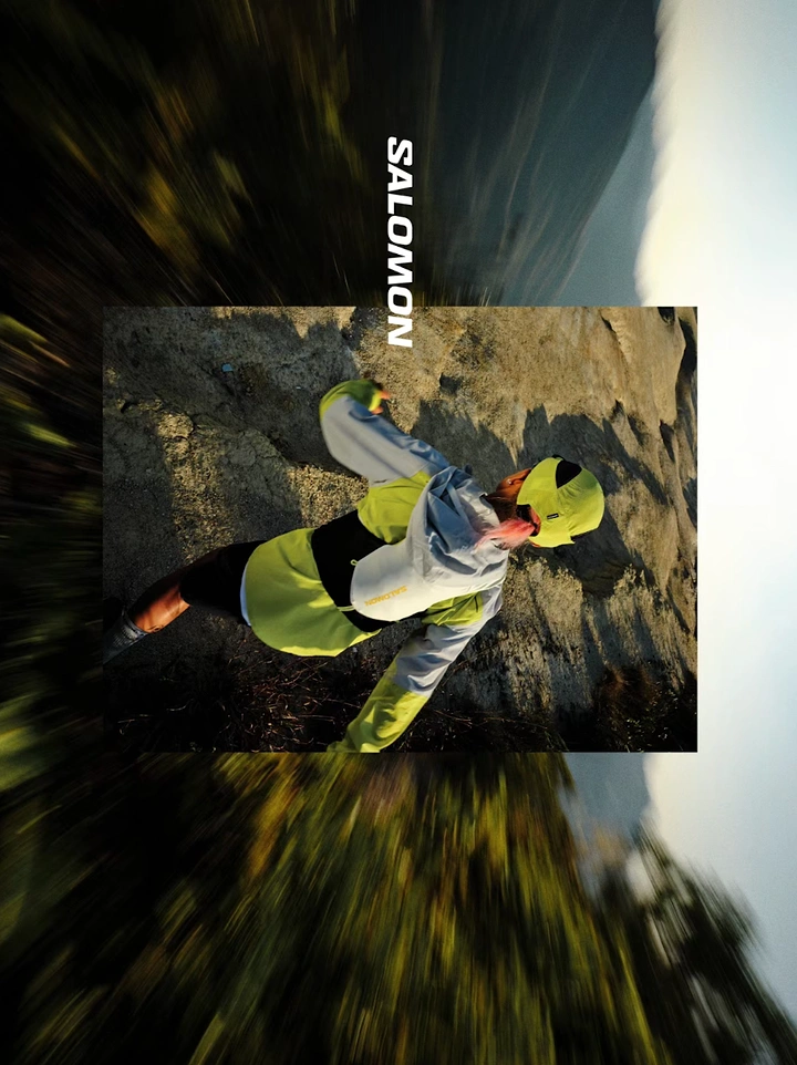 Adventure Sports & Trekking creative ad: Dynamic rotated motion-blur composition