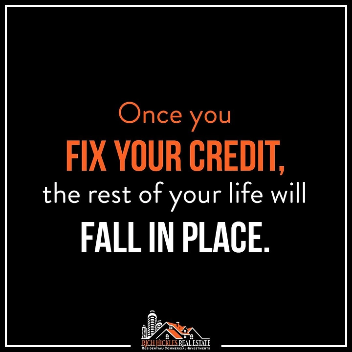 Credit Repair & Credit Score Services creative ad: Witty copy pairs credit with life