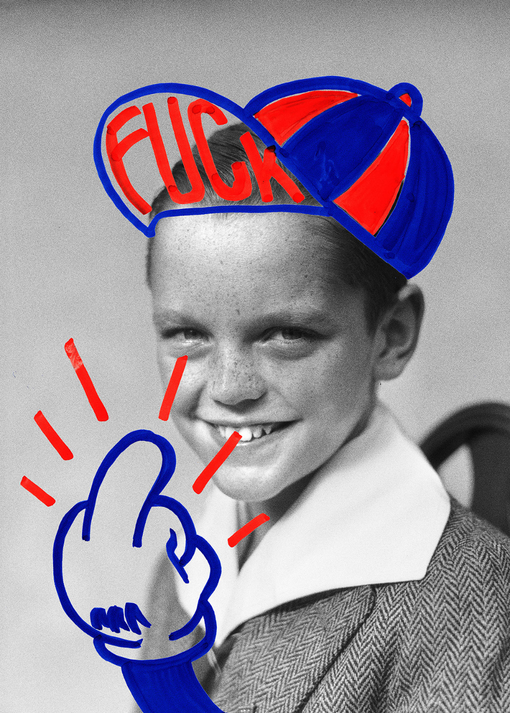 Story: Provocative cap styling creates memorable portrait