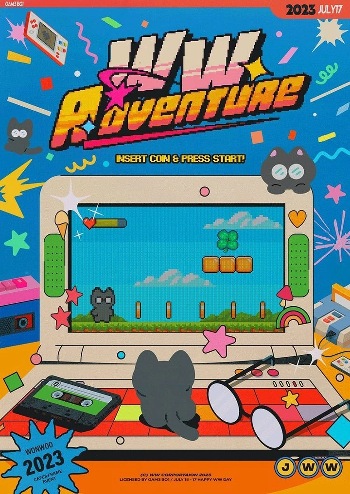 Gaming & Esports creative ad: Retro console poster, insert-coin event art