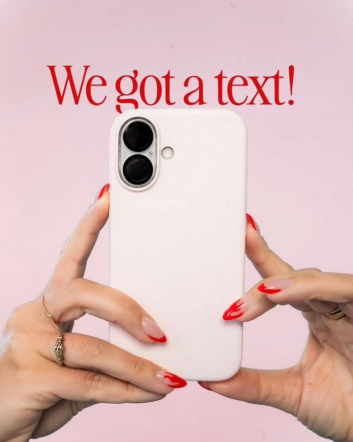 Phone Cases & Mobile Accessories creative ad: Text-message pun with clean product focus