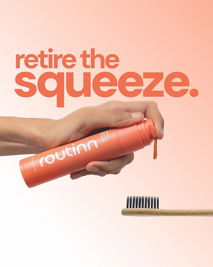 Toothpaste & Oral Care creative ad: Witty retire-the-squeeze product message