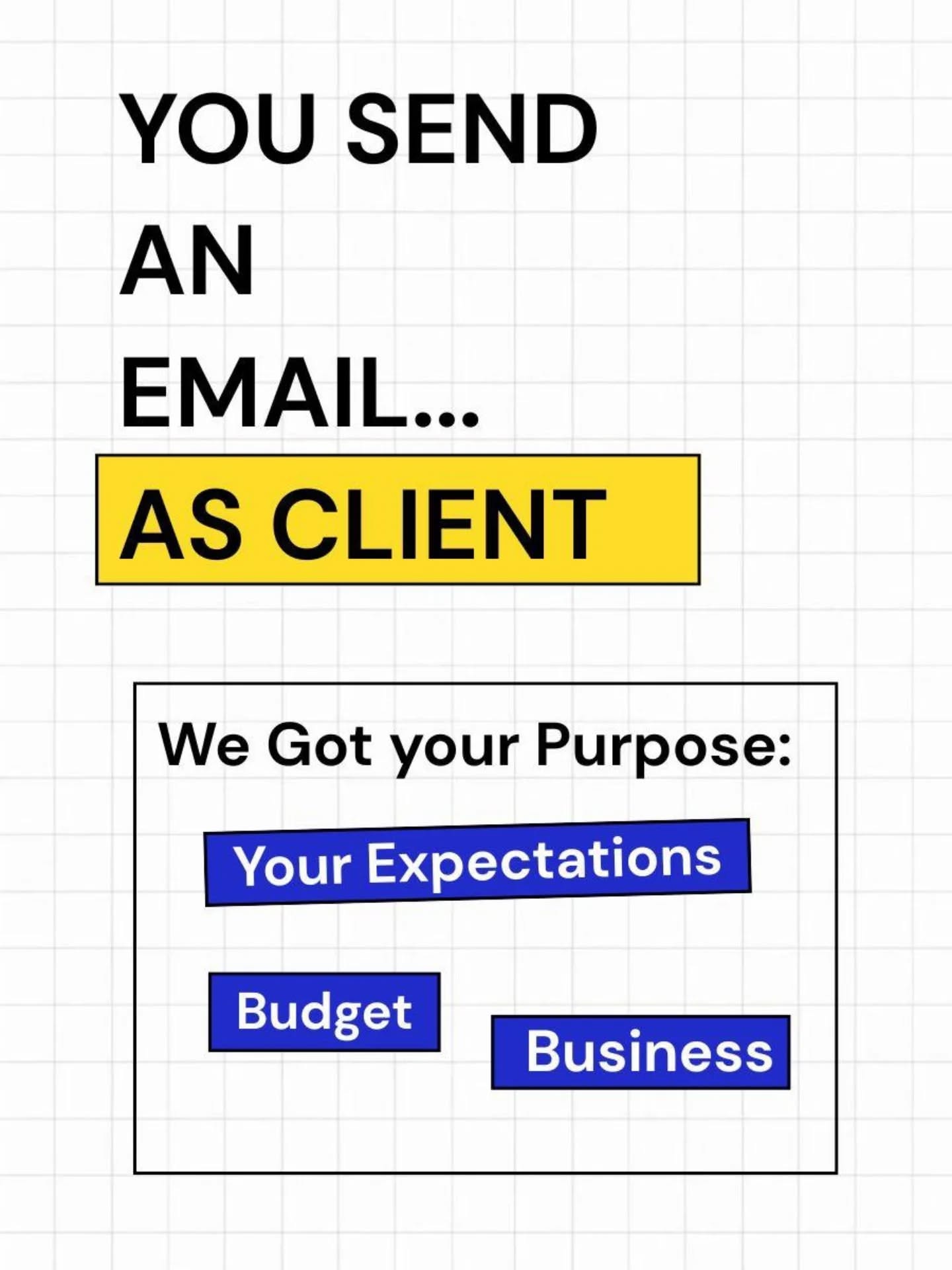 Instagram post: Quirky character with bold email humor, slide 2