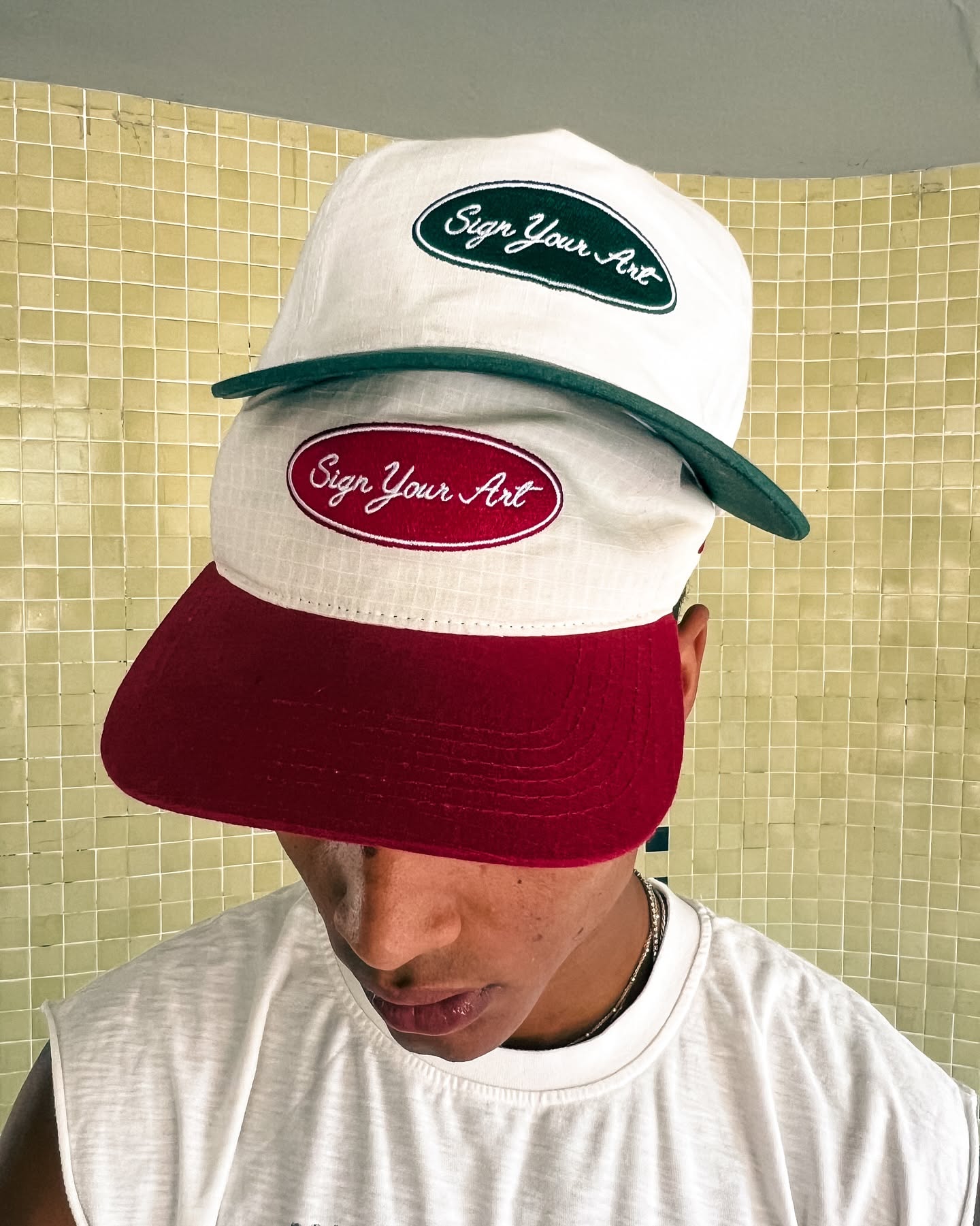 Instagram post: Floating caps create unexpected composition, slide 15