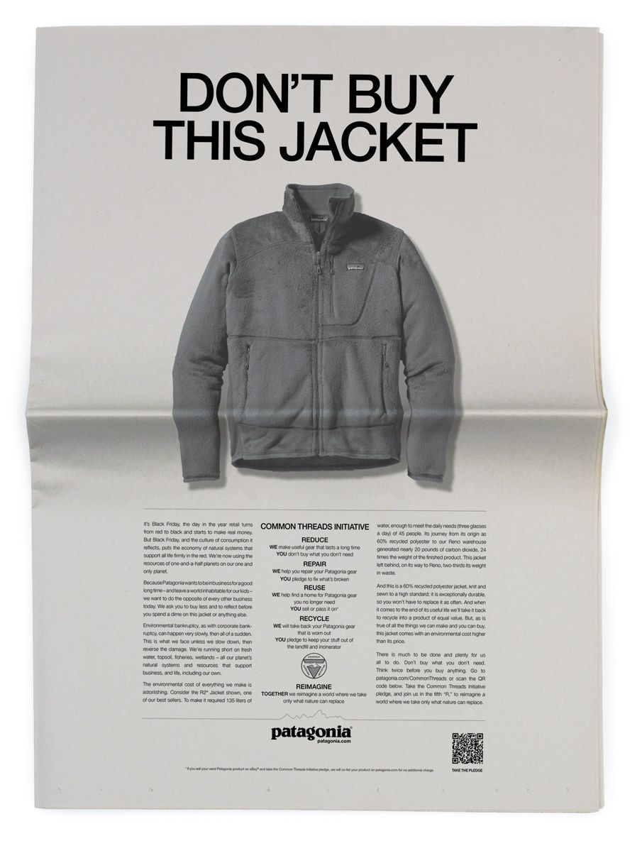 Black Friday Poster: Grey fleece jacket cutout on a newsprint page