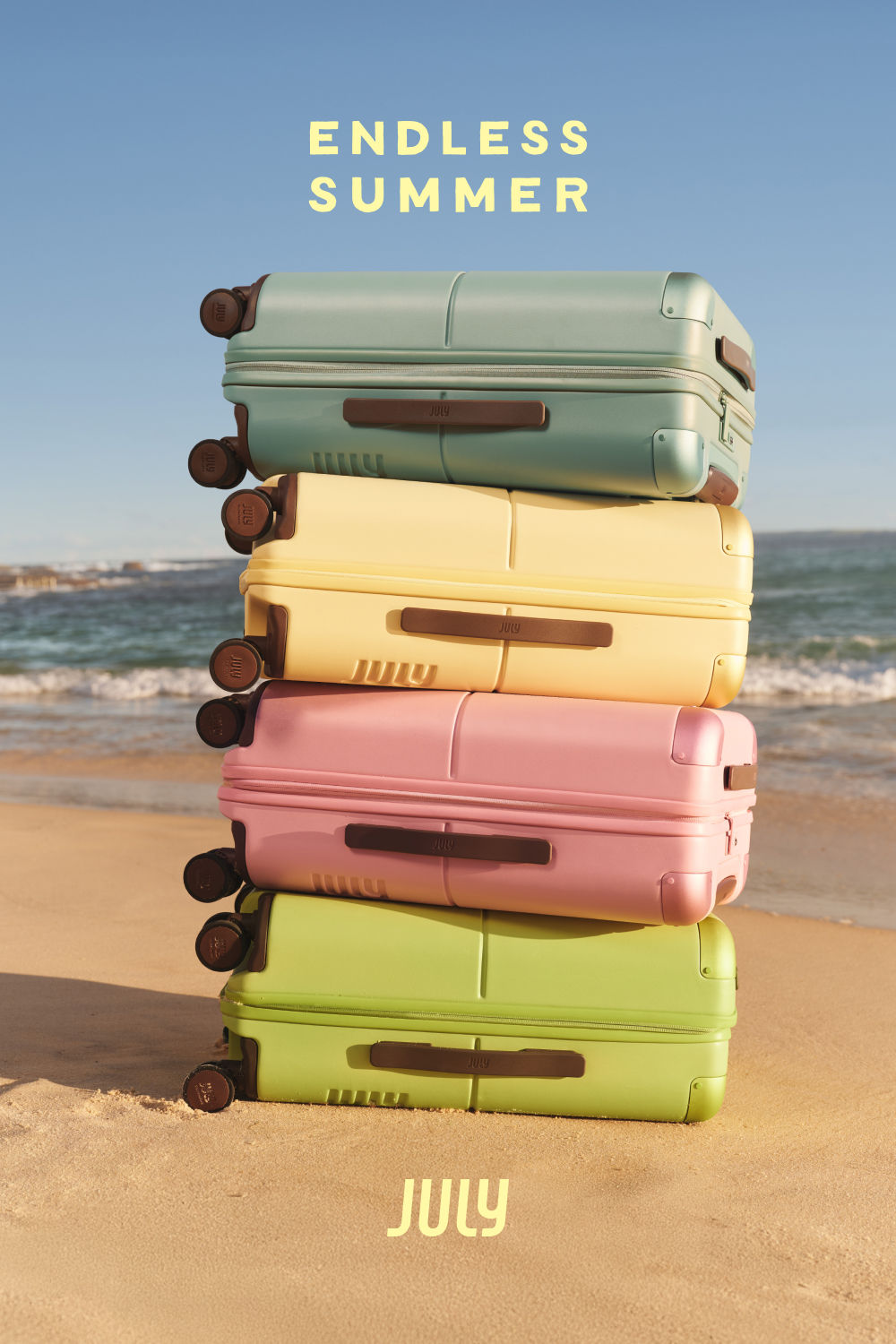 Story: Colorful luggage becomes summer totem