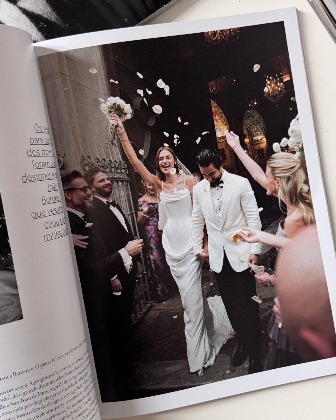 Instagram post: Exceptional monochrome bridal cover, slide 6