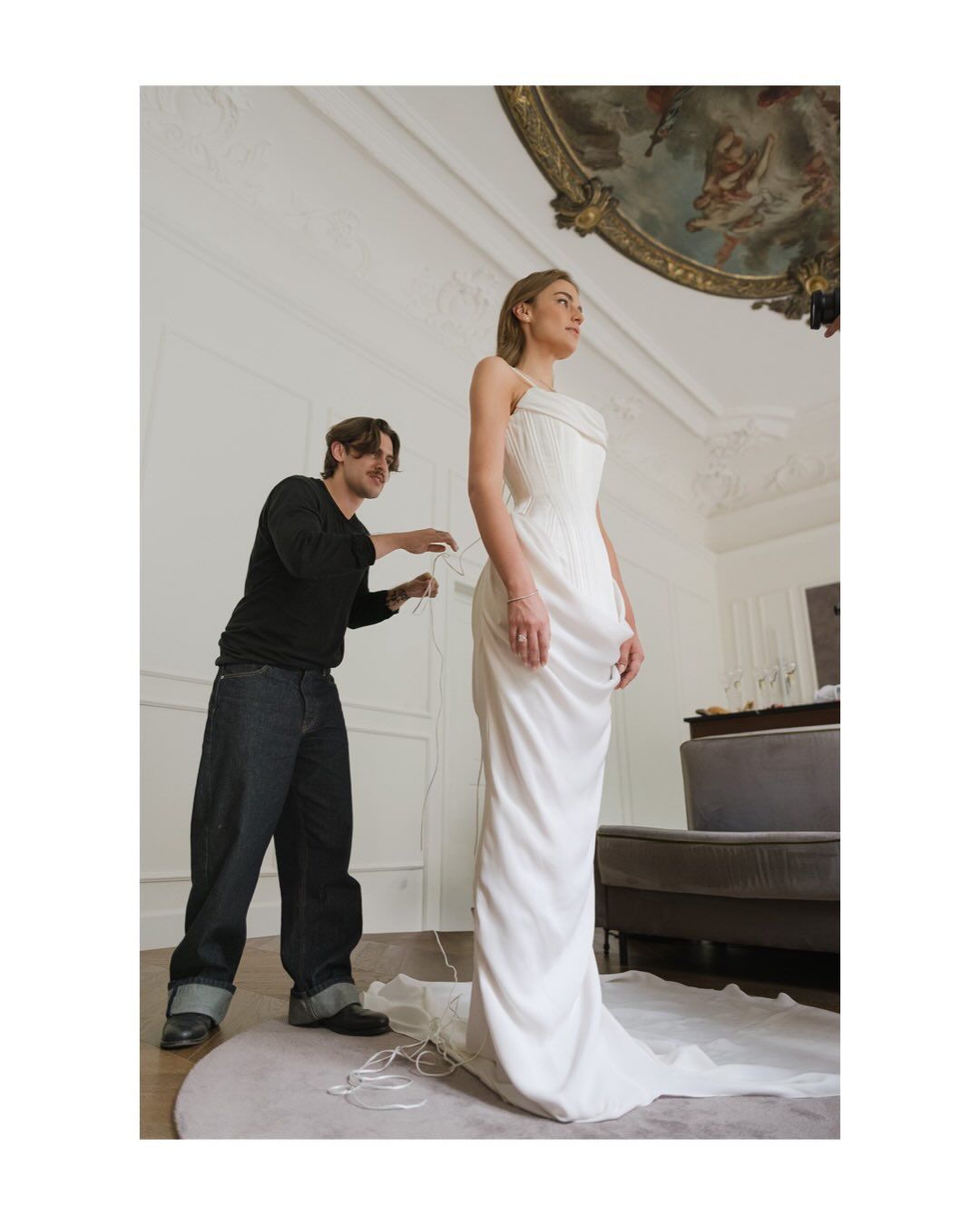 Instagram post: Exceptional monochrome bridal cover, slide 11